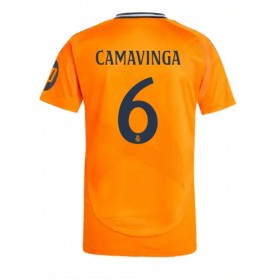 Real Madrid Eduardo Camavinga #6 Borte skjorte 2024-25 Kortermet